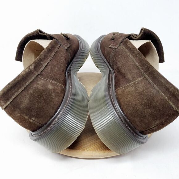 Loake Loafer Men 9 E Brighton Brown Suede Fringe Tassel Chunky Sole Shoe England - Picture 10 of 14